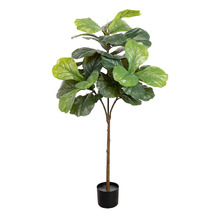 132cm Potted Faux Fiddle Leaf Plant
