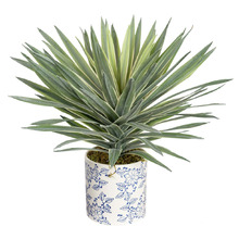 40cm Potted Faux Agave Plant