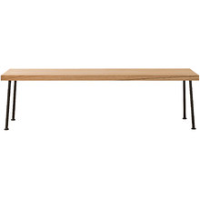 Black Legs Lottie Tasmanian Oak Bench