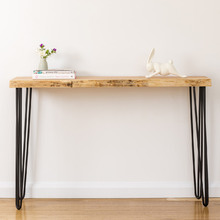 Black Legs Molly Oak Console Table