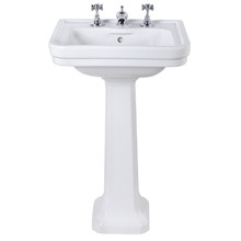 Stafford Ceramic Pedestal Bathroom Basin