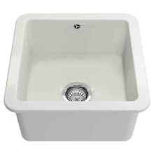 Cuisine 457mm Undermount Single Fireclay Kitchen Sink