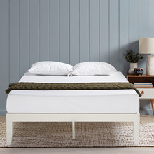 White Belvedere Wooden Bed Base