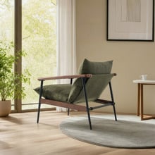 Primrose Rubberwood Accent Chair