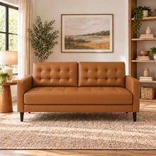Humphrey Faux Leather 3 Seater Sofa