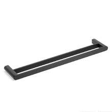 Fluid Double Bar Stainless Steel Towel Rail