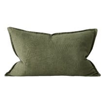 Fiore Rectangular Linen-Blend Cushion