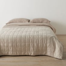 Ravello European Linen King Coverlet