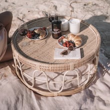 Canggu Round Rattan Coffee Table