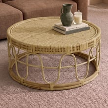 Canggu Round Rattan Coffee Table