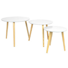 3 Piece Aura Nesting Coffee Table Set