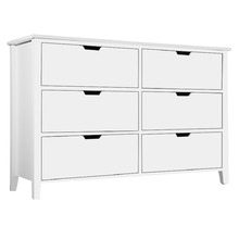 White Bell Chest of Drawers