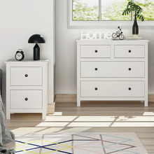 2 Piece Franco Chest of Drawers & Bedside Table Set
