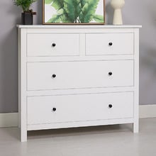 White Franco 4 Drawer Chest