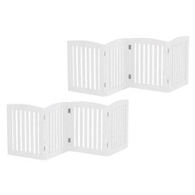 Bianca 4 Panel Pet Safety Gates (Set of 2)