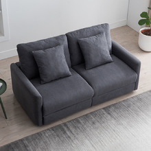 Jacob 2 Seater Upholstered Sofa Bed