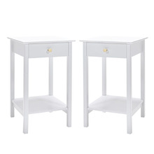 White Felise Bedside Tables (Set of 2)