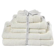 5 Piece Snow Luna Cotton Bathroom Towel Set