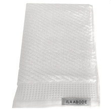 Snow Luna Herringbone Cotton Bathroom Towels (Set of 2)