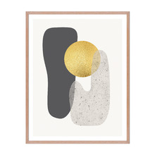 Metallic Compound 1 Framed Wall Art