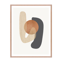 Metallic Compound 2 Framed Wall Art