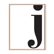 J Framed Printed Wall Art