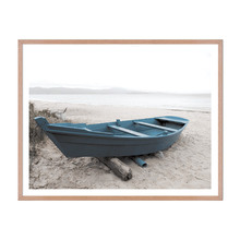 Big Blue Framed Printed Wall Art