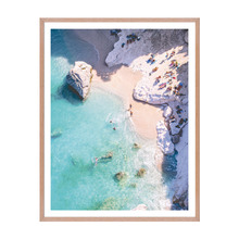 Private Beach Framed Printed Wall Art