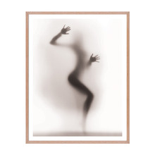 Femme Silhouette Framed Printed Wall Art
