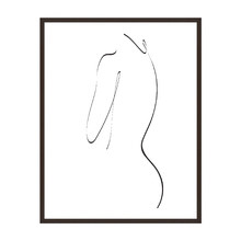 Caligirl 2 Framed Printed Wall Art