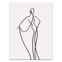 Line Girl 2 Framed Wall Art