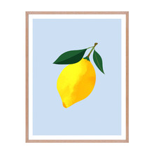 Lemon Framed Printed Wall Art