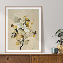 Floral Branch I Framed Paper Print Wall Art