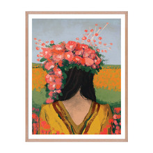 Floral Fascination Framed Paper Print Wall Art