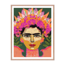 Native Bloom I Framed Paper Print Wall Art