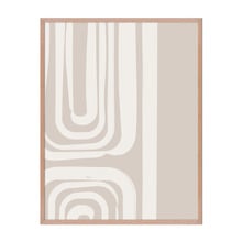 Pale Square I Framed Paper Print Wall Art
