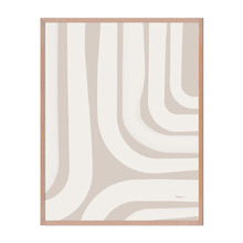Pale Square III Framed Paper Print Wall Art