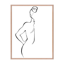 Form I Framed Paper Print Wall Art