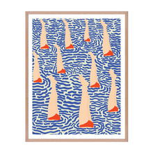 Synchronised Framed Paper Print Wall Art