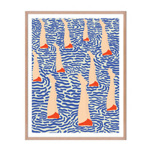 Synchronised Framed Paper Print Wall Art