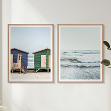 2 Piece Blue Tides Wall Art Set