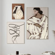 3 Piece Ivory Muse Canvas Wall Art Set
