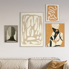 4 Piece Terra Motion Canvas Wall Art Set
