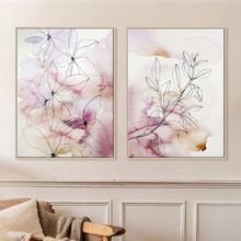 Blush Botanics Wall Art Diptych