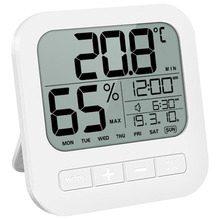 Digital Thermometer-Hygrometer Alarm Clock