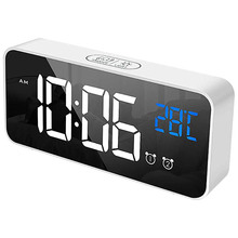 LED Digital Alarm Clock with Temperature Display & Music