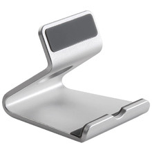 Silver Aluminium Mobile Phone & Tablet Stand