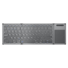 Grey Foldable&nbsp;Bluetooth&nbsp;Wireless Keyboard
