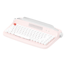 Retro Bluetooth Wireless Keyboard with Tablet Holder