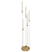 109cm 5 Light LED Acrylic Candelabra